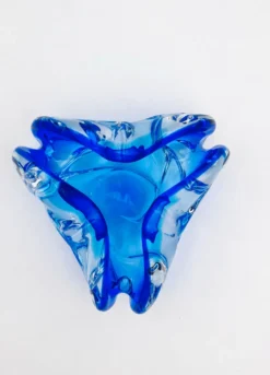 Vide-poche Josef Hospodka Sommerso bleu, années 60-70s