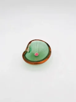 Vide-Poche Murano Sommerso Bullicante vert et rose, 60s