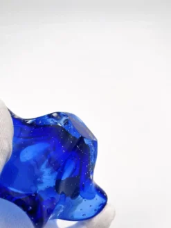 Vide-poche Murano Sommerso Bullicante bleu, 60-70