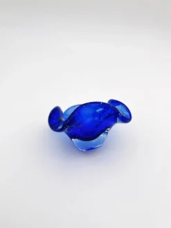 Vide-poche Murano Sommerso Bullicante bleu, 60-70