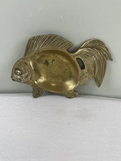 Vide poche poisson en laiton