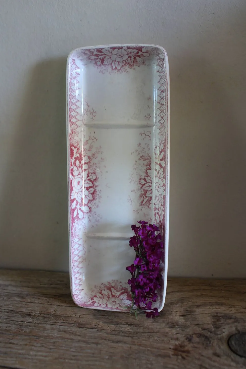 Vide Poche Porte savon rose Jardinière Badonviller