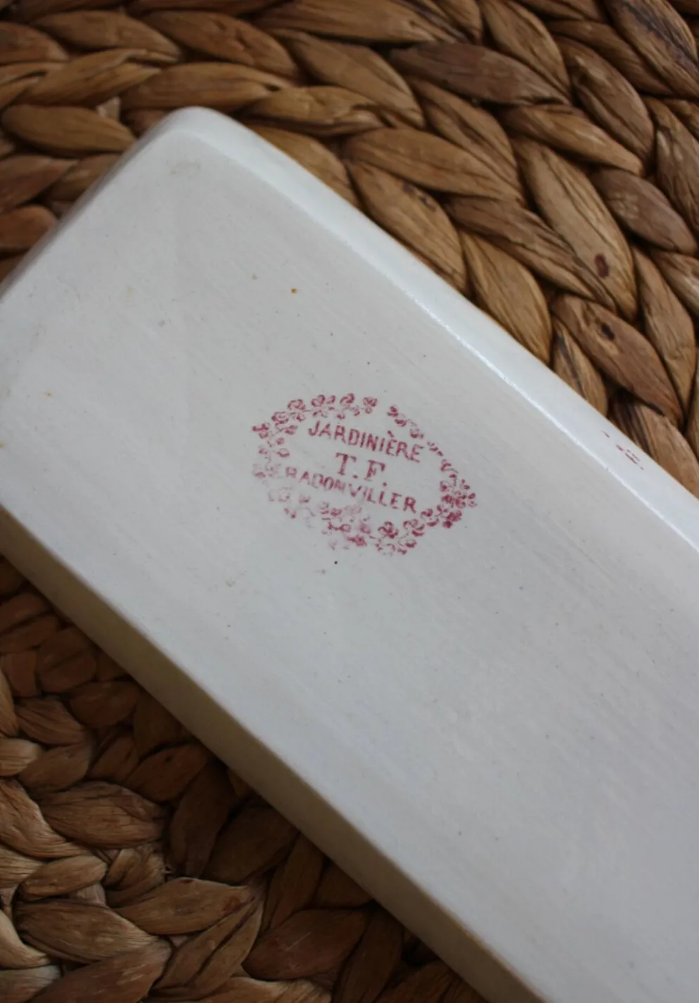 Vide Poche Porte savon rose Jardinière Badonviller