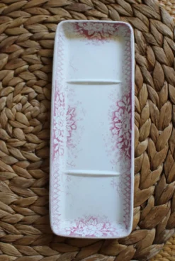 Vide Poche Porte savon rose Jardinière Badonviller