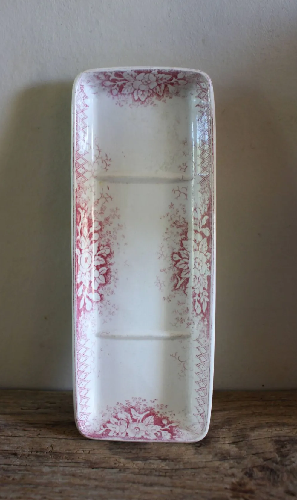 Vide Poche Porte savon rose Jardinière Badonviller