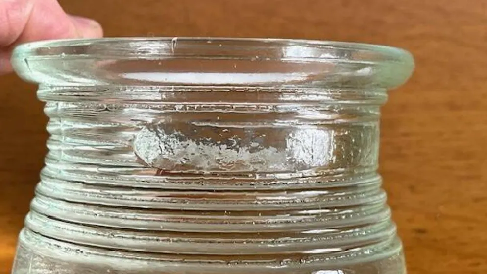 Vide-poche presse-papier verre vintage