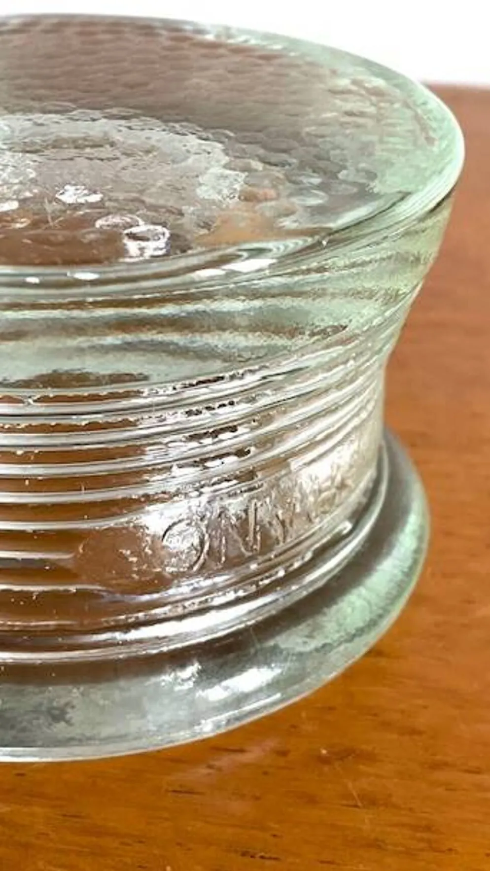 Vide-poche presse-papier verre vintage