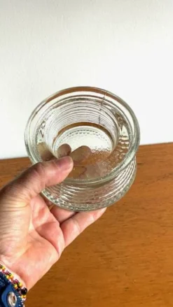 Vide-poche presse-papier verre vintage