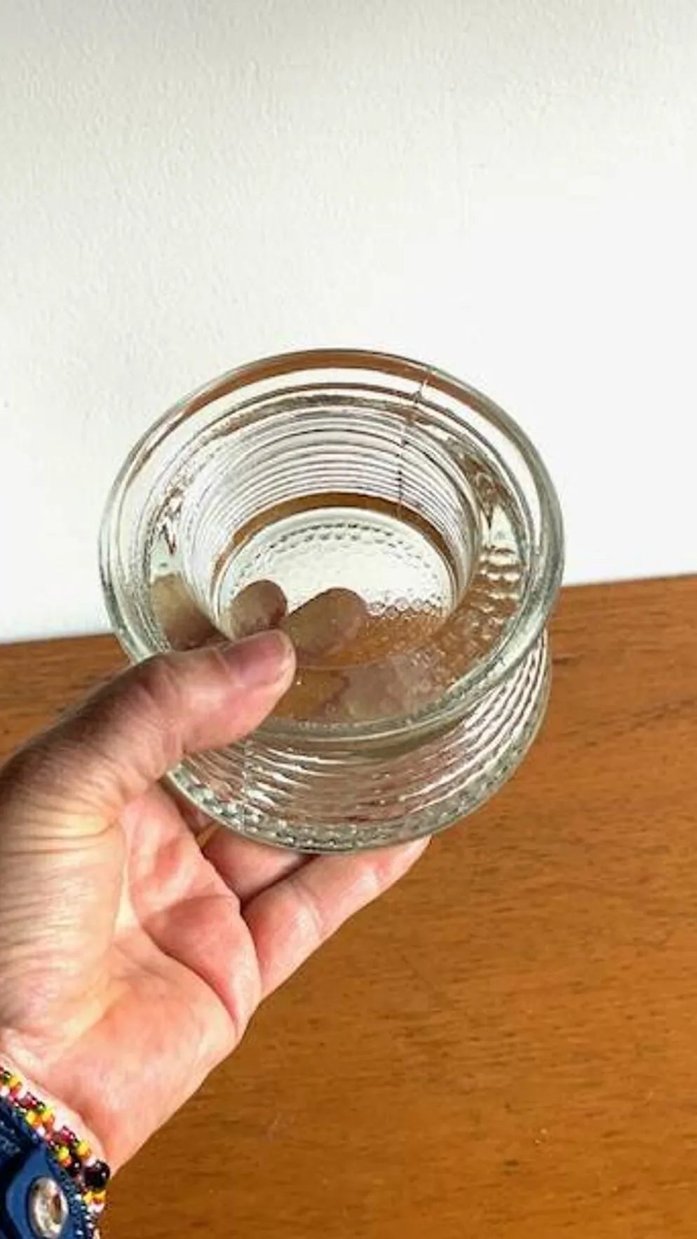 Vide-poche presse-papier verre vintage