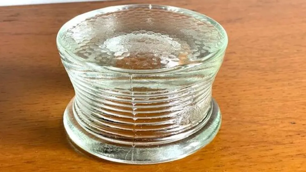 Vide-poche presse-papier verre vintage