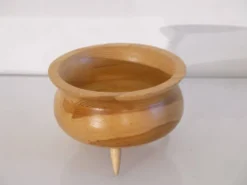Vide poche tripode en bois 197O