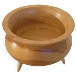 Vide poche tripode en bois 197O