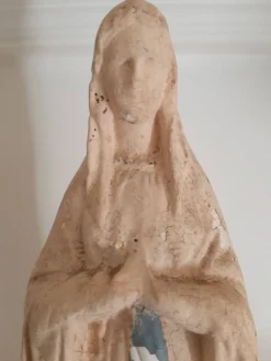 Vierge en platre 19ème