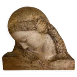 Vierge en plâtre