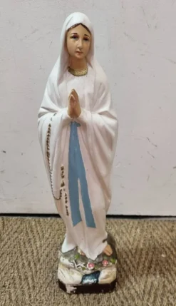 Vierge Marie, statue plâtre début XXéme