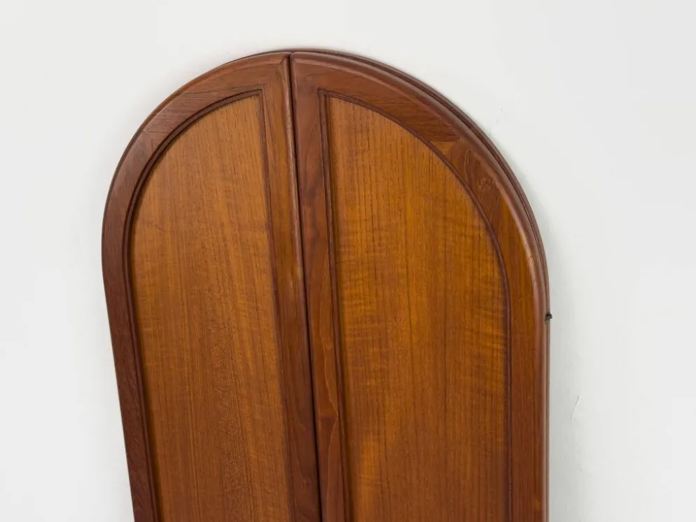 Vintage Foldable Teak Mirror by Fakse Furniture, 1960s