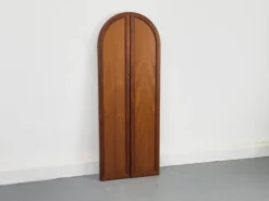 Vintage Foldable Teak Mirror by Fakse Furniture, 1960s