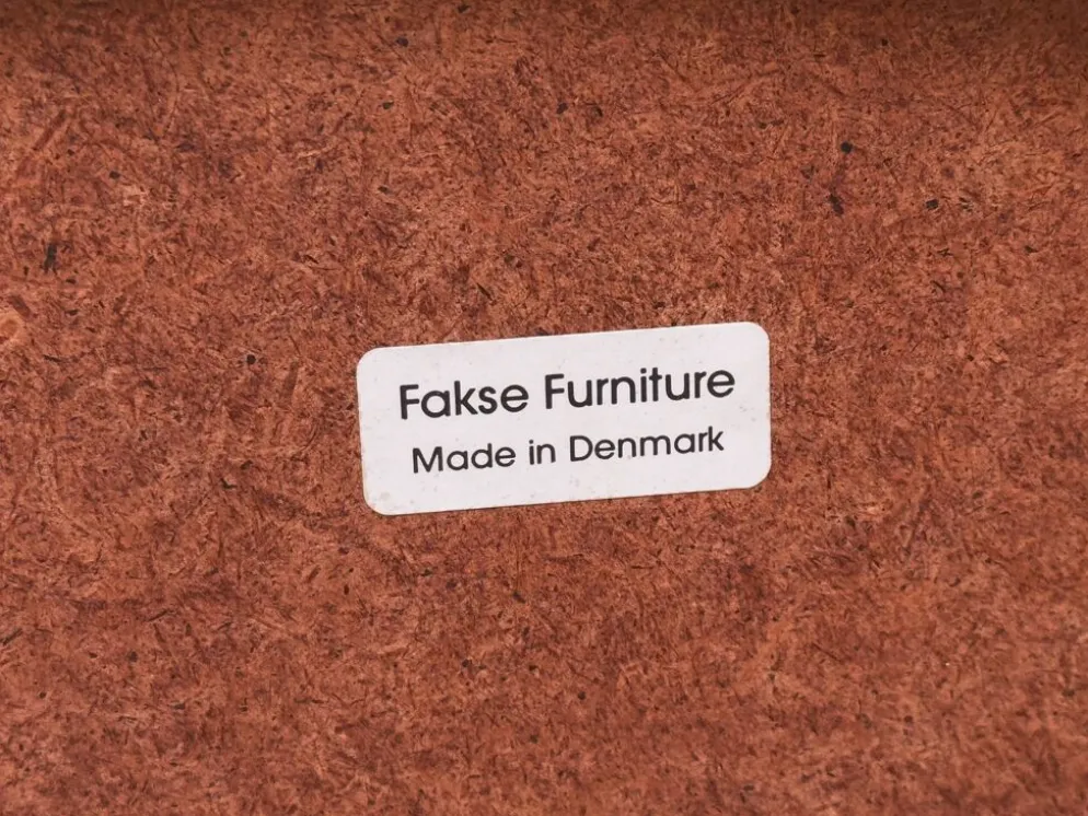 Vintage Foldable Teak Mirror by Fakse Furniture, 1960s
