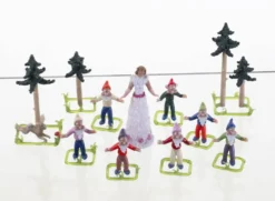Vintage Glass Figurine Set, Jaroslav Brychta, 1930s–1940s