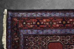 Vintage Hand-Woven Middle Eastern Oriental Senneh Rug, 1960s