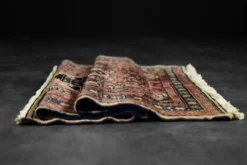 Vintage Hand-Woven Oriental Middle Eastern Zanjan Hamadan Rug, 1960s