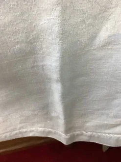 Vintage nappe & serviettes damassés monogramme