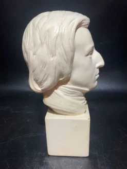 Visage d'homme en plâtre