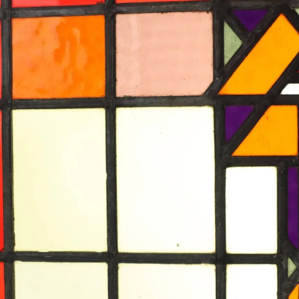 Vitrail coloré de l'École d'Amsterdam – Art déco