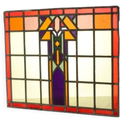Vitrail coloré de l'École d'Amsterdam – Art déco