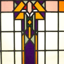 Vitrail coloré de l'École d'Amsterdam – Art déco