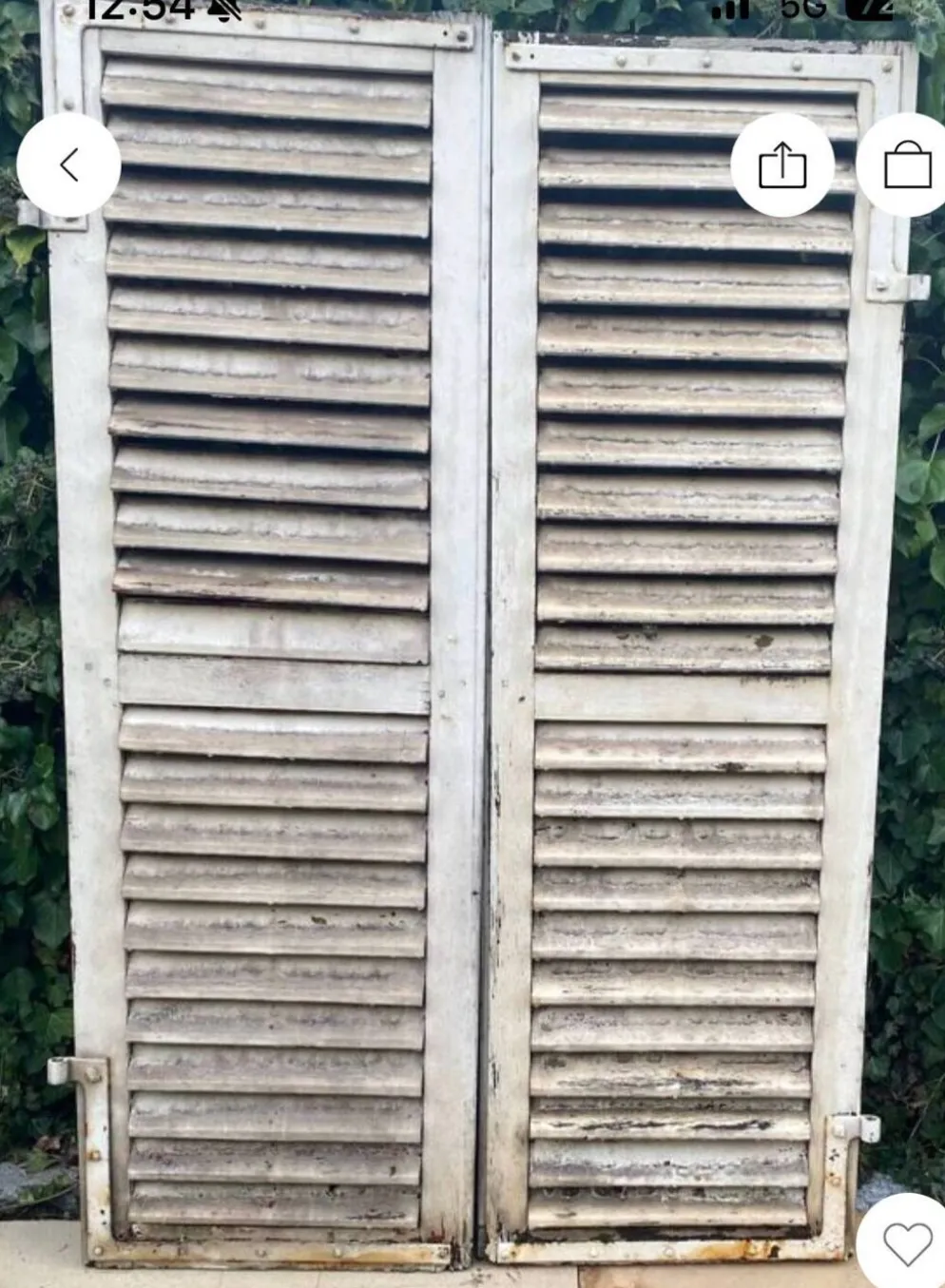 Volets anciens persiennes bois