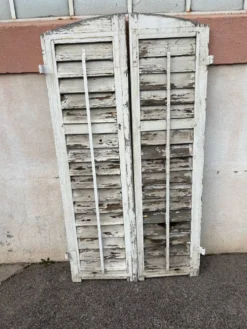Volets archés en chêne