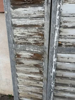 Volets archés en chêne