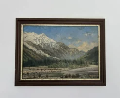 Vue de Chamonix, Jules Lorning, 1888