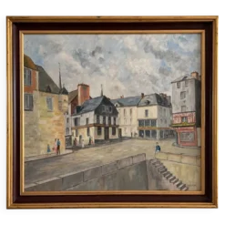 Vue du port de Honfleur – M. Delarue XXeme