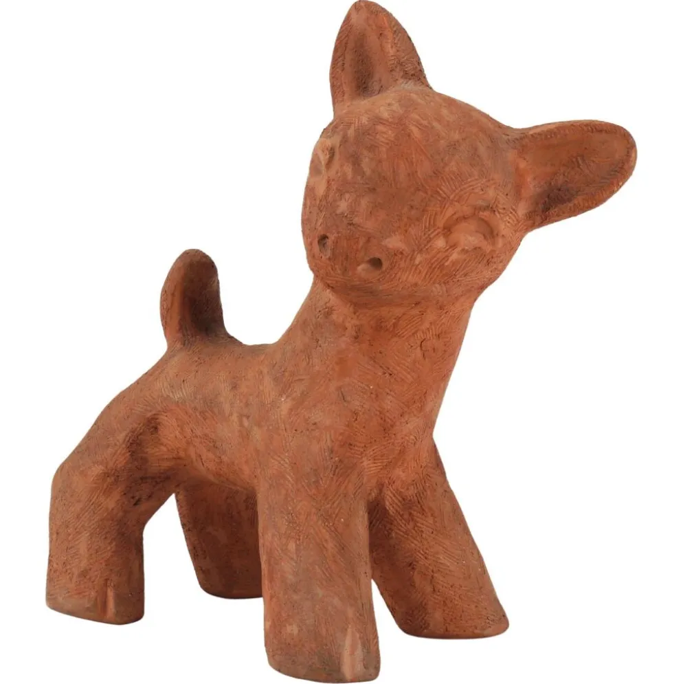 Walter Bosse Grande Sculpture en Céramique Pottery de Bébé Cerf, Autriche, Années 1920