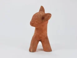 Walter Bosse Grande Sculpture en Céramique Pottery de Bébé Cerf, Autriche, Années 1920