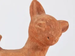 Walter Bosse Grande Sculpture en Céramique Pottery de Bébé Cerf, Autriche, Années 1920