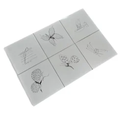 6 x Carreaux en céramique par Gio Ponti pour Ceramica Bardelli