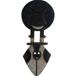 XXe siècle, masque planche Bedu Nafana en bois sculpté, art tribal, objet décoratif