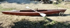 Yole en bois bernic