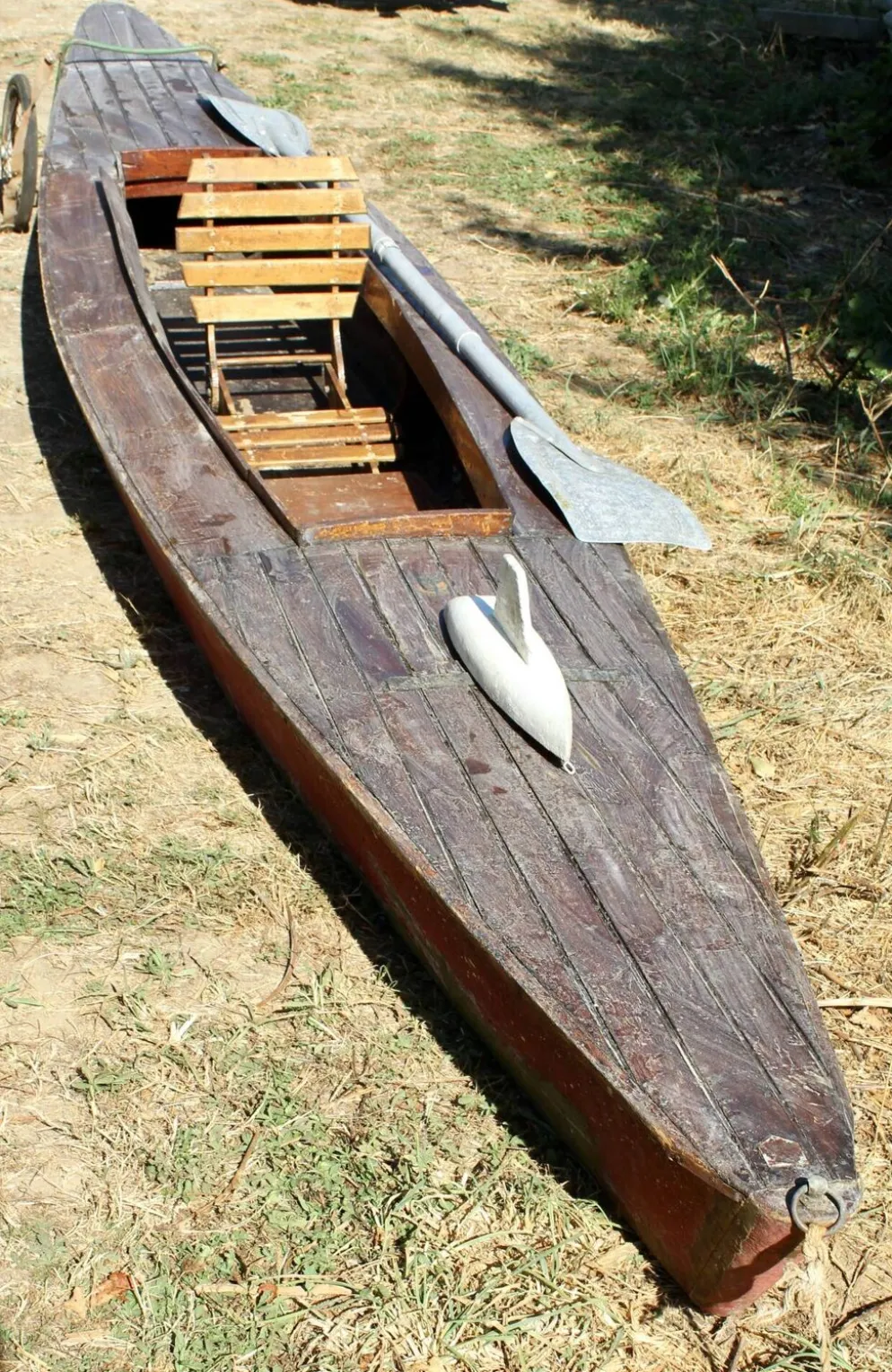 Yole en bois bernic